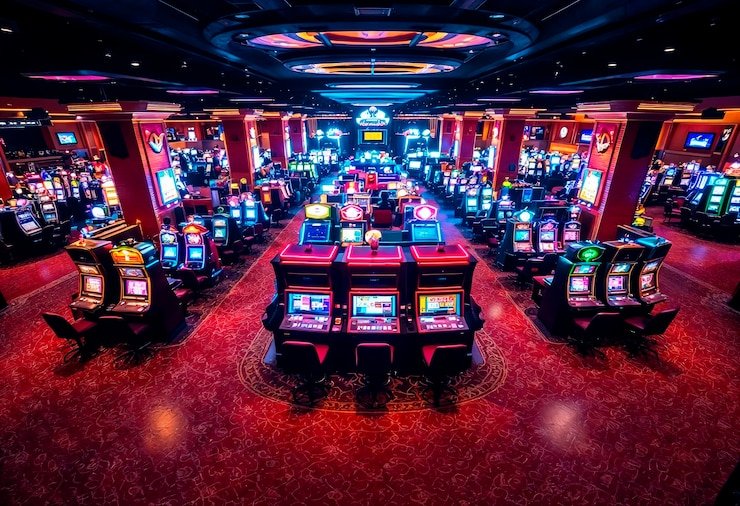 Bandar Poker table showing dealer and player card positions